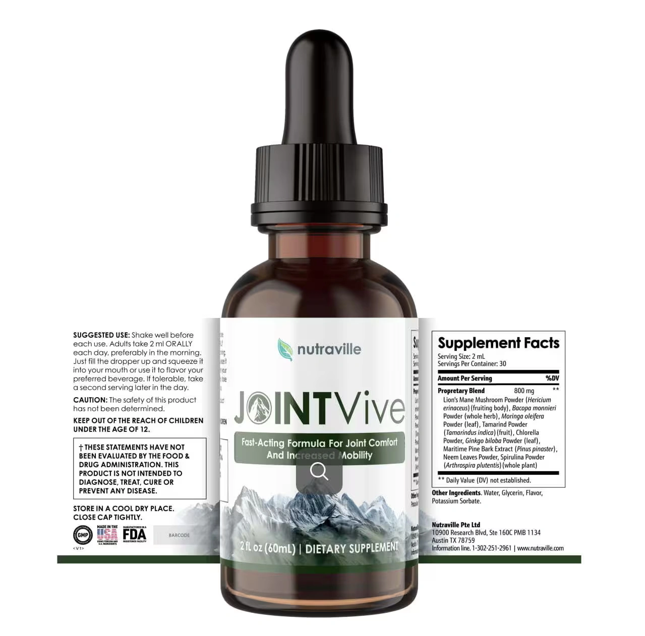 jointVive supplement fact